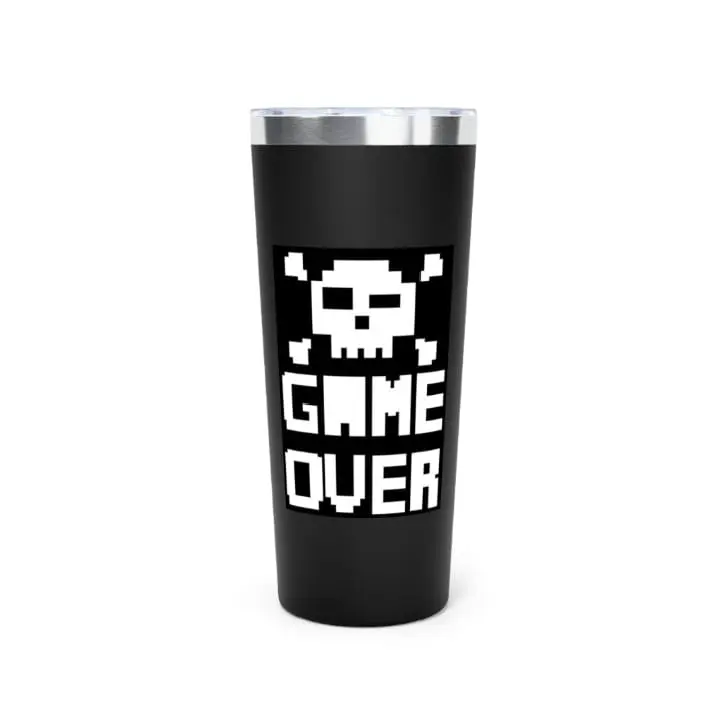 Skull Sipper Black Tumbler