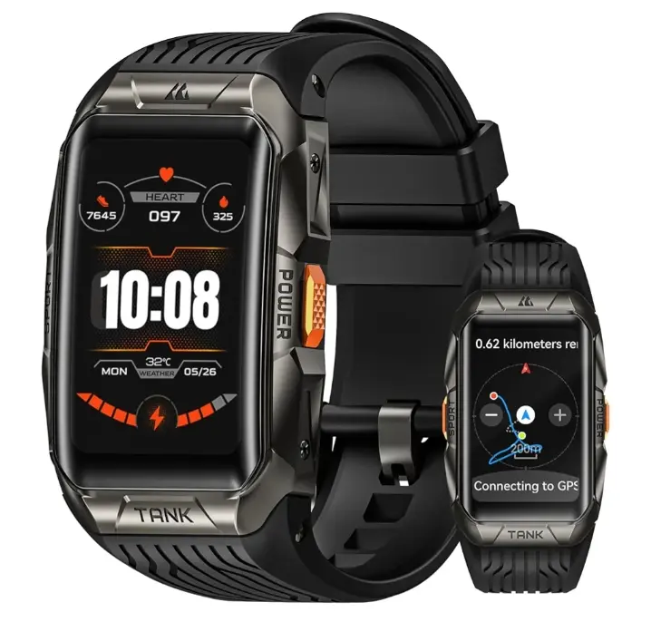 KOSPET Tank | X2 Ultra GPS Smart Watch | 3D Curved Glass