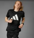 Adidas | Casual Run IT Black T-Shirt