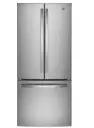 GE | 20.8 cu ft. | French Door Stainless Steel Refrigerator with Bottom Freezer