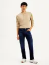 Levi's | Navy Blue Straight fit Mid Rise Jeans