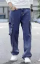 Men's Loose Low Rise Cargo Pants
