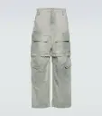 BALENCIAGA | Convertible Distressed Cotton Cargo pants
