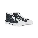 Urban Street High-Top Sneakers-Midnight Black