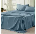 BEDSURE | Mineral Blue King Size Sheets
