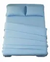 SONORO KATE | Lake Blue Super Soft Microfiber Bed Sheet