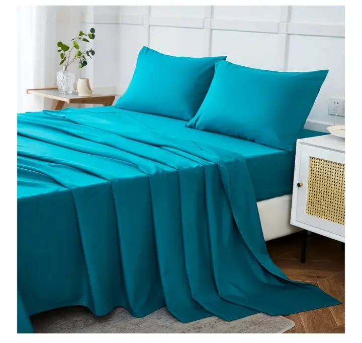 ILAVANDE | Teal | King Size Sheets