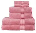 Christy | Supreme Hygro 6 Piece Blush Pink Towel Set