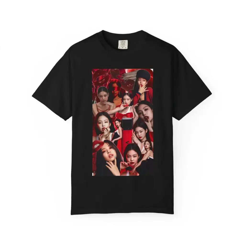 Jennie Red Collage T-shirt