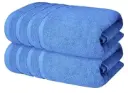 Eloquent Blue Bath Towel Set by Infinity Exclusive - 2 Pack 27×54 inches Towel