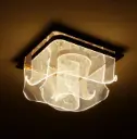 Radiant Square LED Chandelier | Living Room light