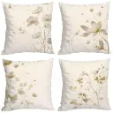 YEEFION | Whimsical Floral Pillow Covers | Pack of 4 