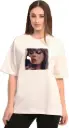 Taylor Swift | Touch Casual with Oversized White T-Shirt