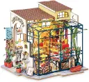 Charming Miniature Dollhouse Kit with Furniture and Accessories