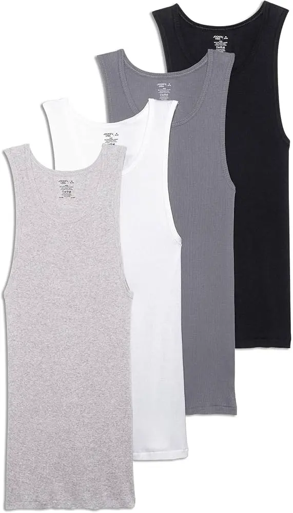 Jockey | Men's Basic Mix Undershirt | Pack of 4