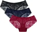Sunm Boutique | Women's Back Coverage Bikini Underwear | Pack of 3