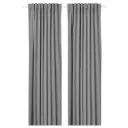 ROSENMANDEL | Block-out Curtain | Grey wool