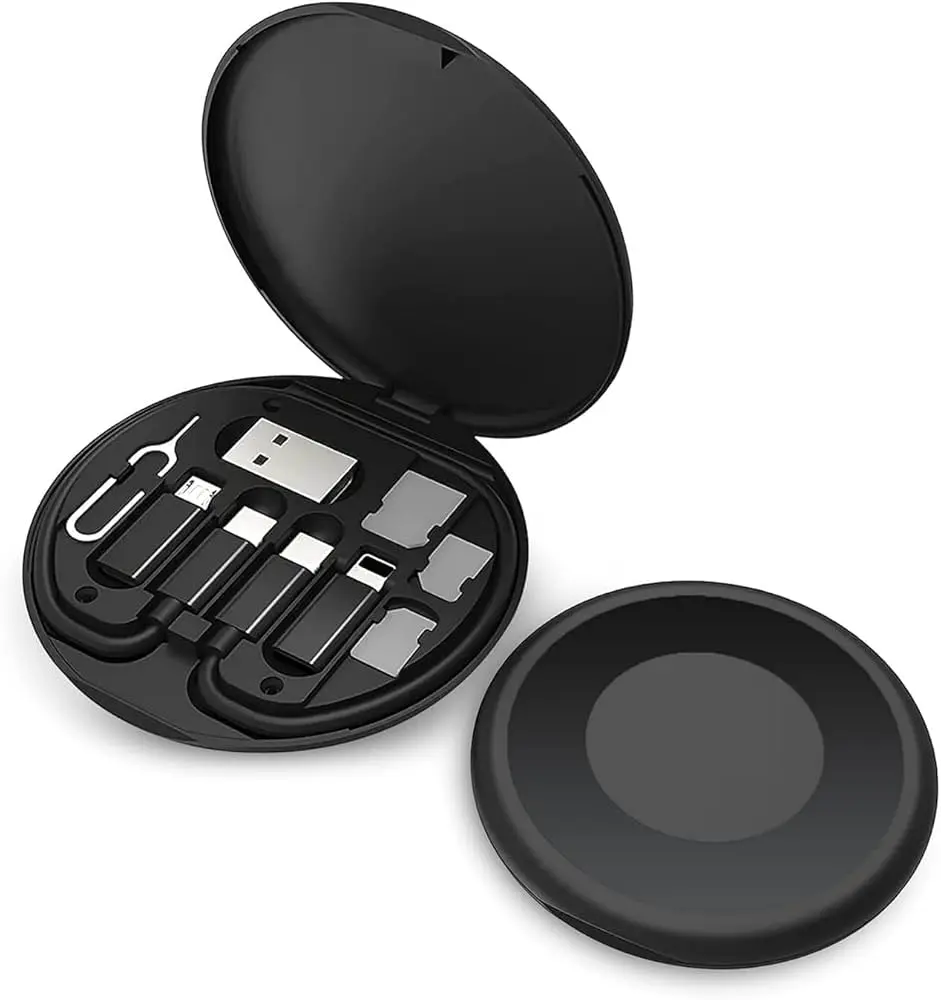 60W USB Fast Charging Type-C Travel Data Cable Set | All in One Compact Design
