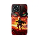 Attack on Titan Eren Yeager Orange Rush | iPhone 16 Case