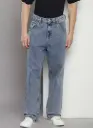 TOMMY HILFIGER | Men's Black Baggy Fit Jeans