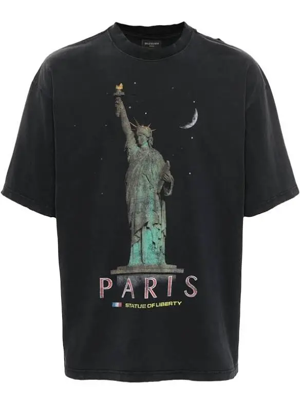 BALENCIAGA | Statue of Liberty Graphic T-Shirt