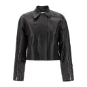 FERRAGAMO | Black Blouson Leather  Jacket
