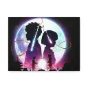 Your Name Silhouette | Canvas 
