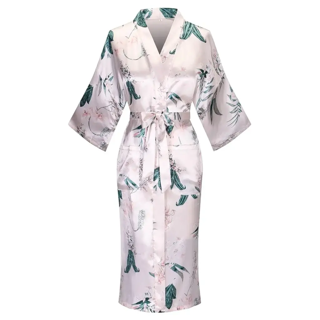 Valennia | Silk Dreams Floral White Kimono 