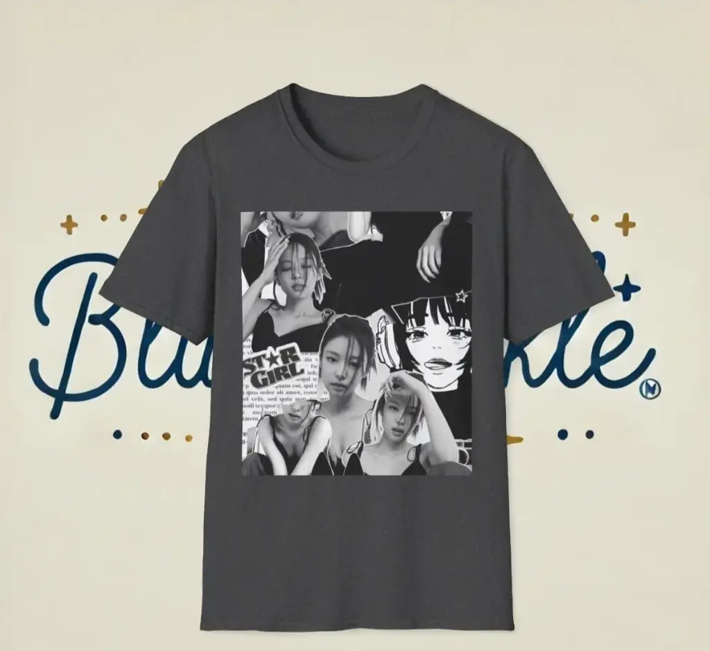 Jennie  Fan | Charcoal Grey | T-shirt 