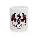 Blazing Dragon Ceramic Mug