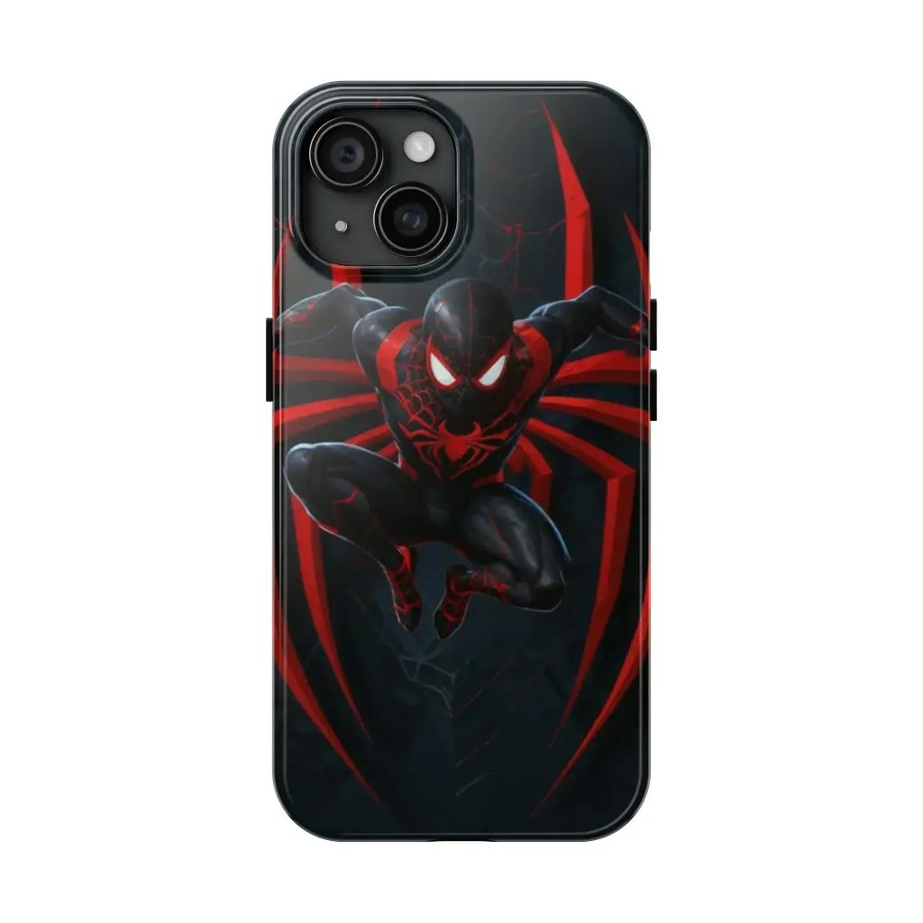 iPhone 15 Spider-Man Case | Red and Black Accents