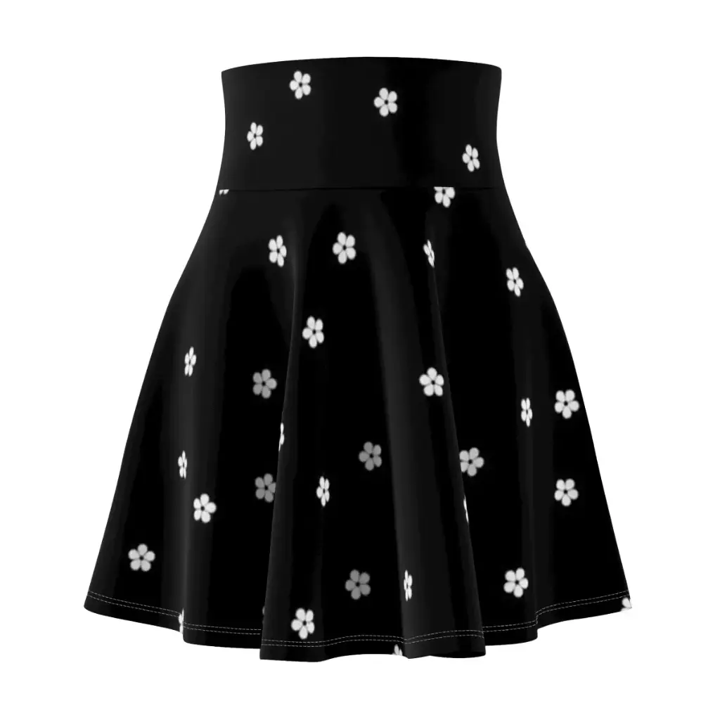 Black Daisy Bloom | Skirt