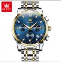 OLEVS | Royal Chrono Blue-Gold Watch