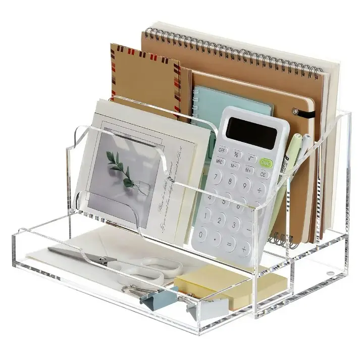 Clear Acrylic Modern Design | File Organizer