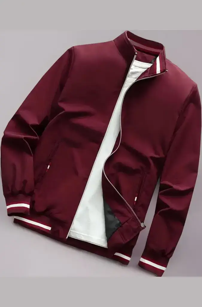 TAGAS | Wine Whisper | Maroon Streetwear Bomber Jacket