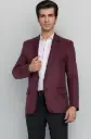 PARK AVENUE | Crimson Crest | Classic Wine-Toned Blazer