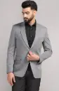 TAHVO | Sleek Light Grey Formal Blazer