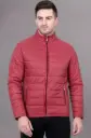 KOTTY | Ember Edge | Crimson Red Puffer Jacket