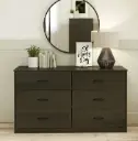 Classic Espresso Brown Wooden Storage Drawer