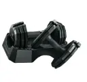Floriey | Rubber Coated 50lb Adjustable Dumbbell