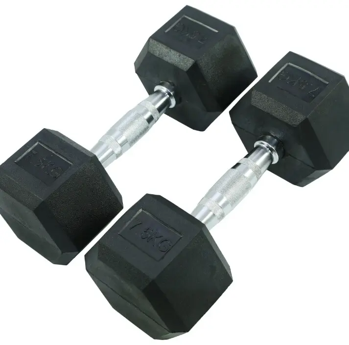 2.5-5.0kg Hexagon Shaped Dumbbell