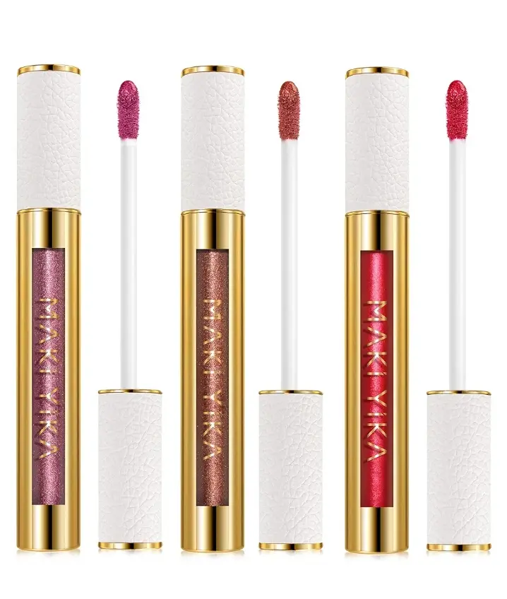 MAKI YIKA | 3Pc Metallic Lipstick