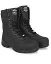 Men's Long Black Rugged  Boots