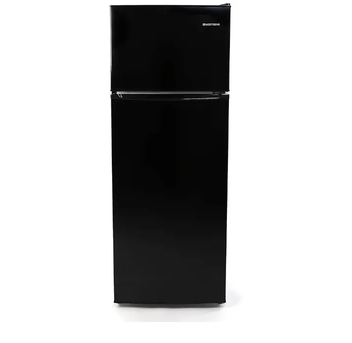 West Bend | 135L | Two-Door Compact Black Apartment Refrigerator