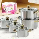 CookMaster Stainless Steel Non-Stick Cooking Pets Set