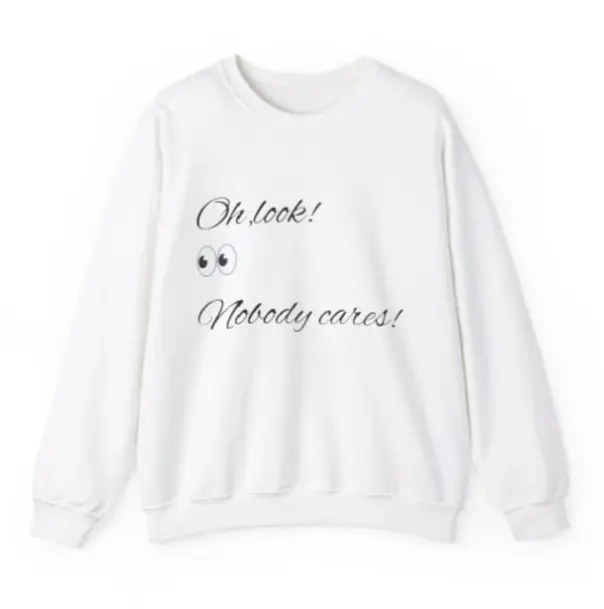 Sassy Silence | White | Sweatshirt 