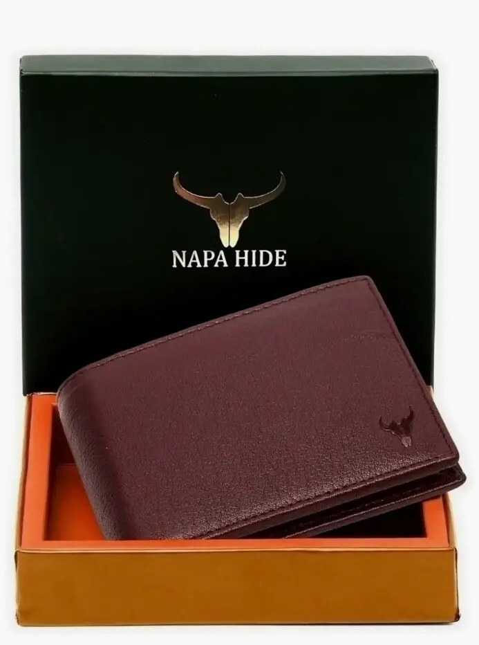 NAPA HIDE | Maroon Leather Wallet