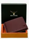 NAPA HIDE | Maroon Leather Wallet