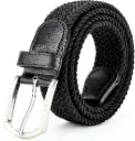 ZORO | Stretchable Black Woven Fabric Belt for Men & Women