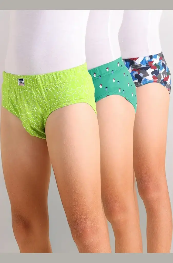 U.S. POLO ASSN | Boy's Comfort Cotton Briefs | Pack of 3
